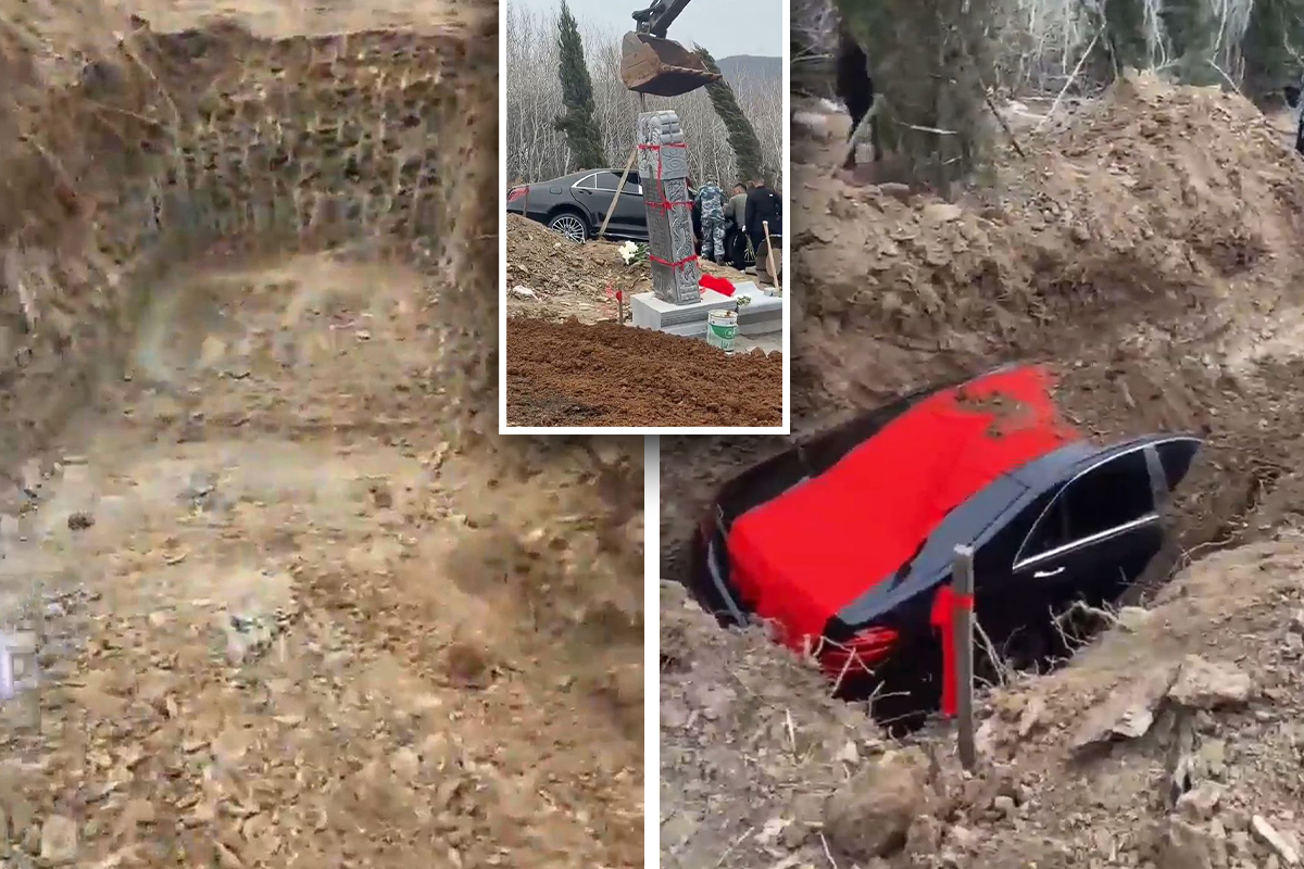 Bogataš sahranjen sa mercedesom od 130.000 evra: Bizaran video svi komentarišu, pokrenuta istraga