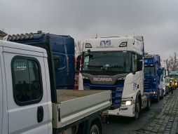 kamion, kamioni, blokada