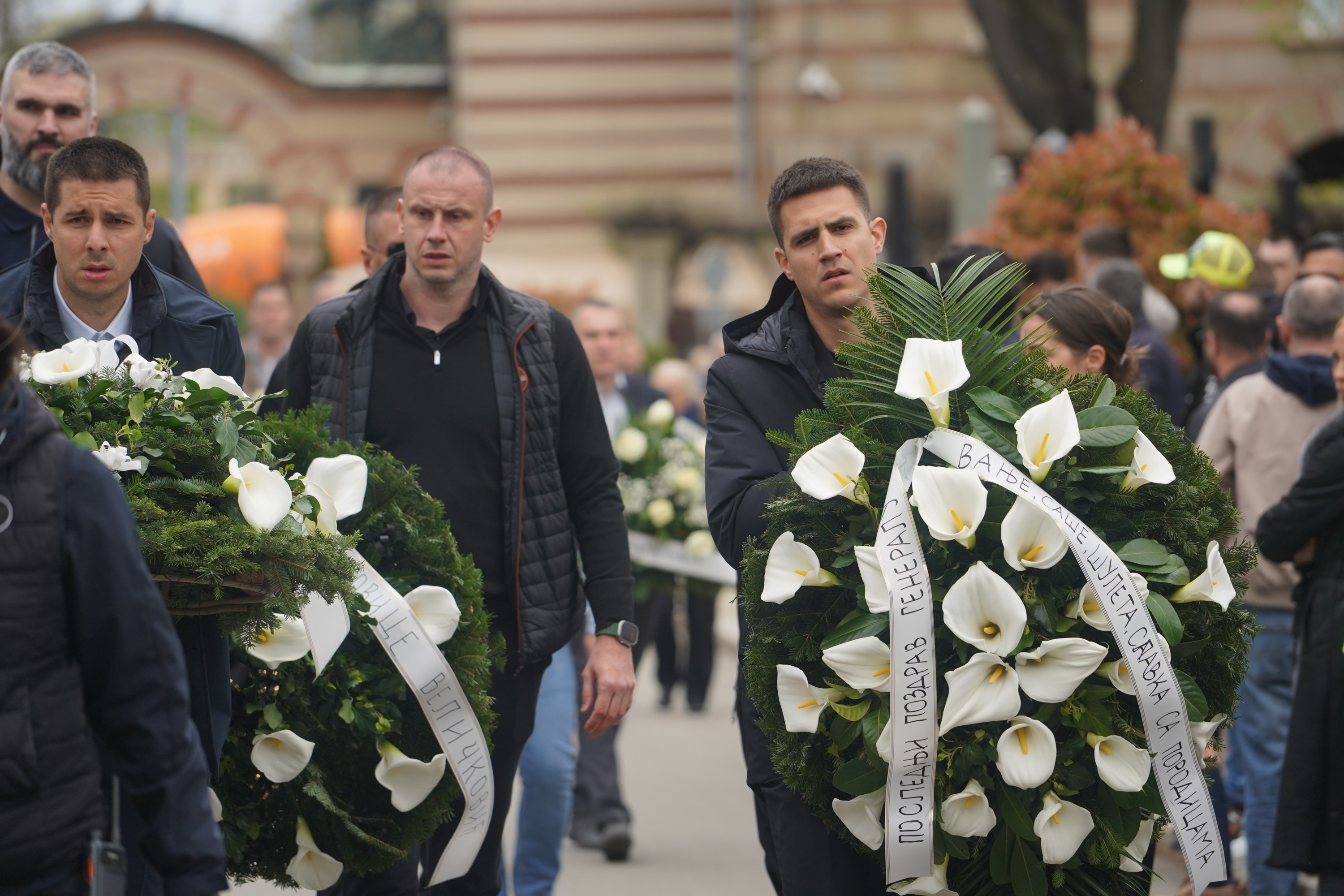 Thousands of people, including public figures, attend funeral of legendary basketball coach Dusko Vujosevic