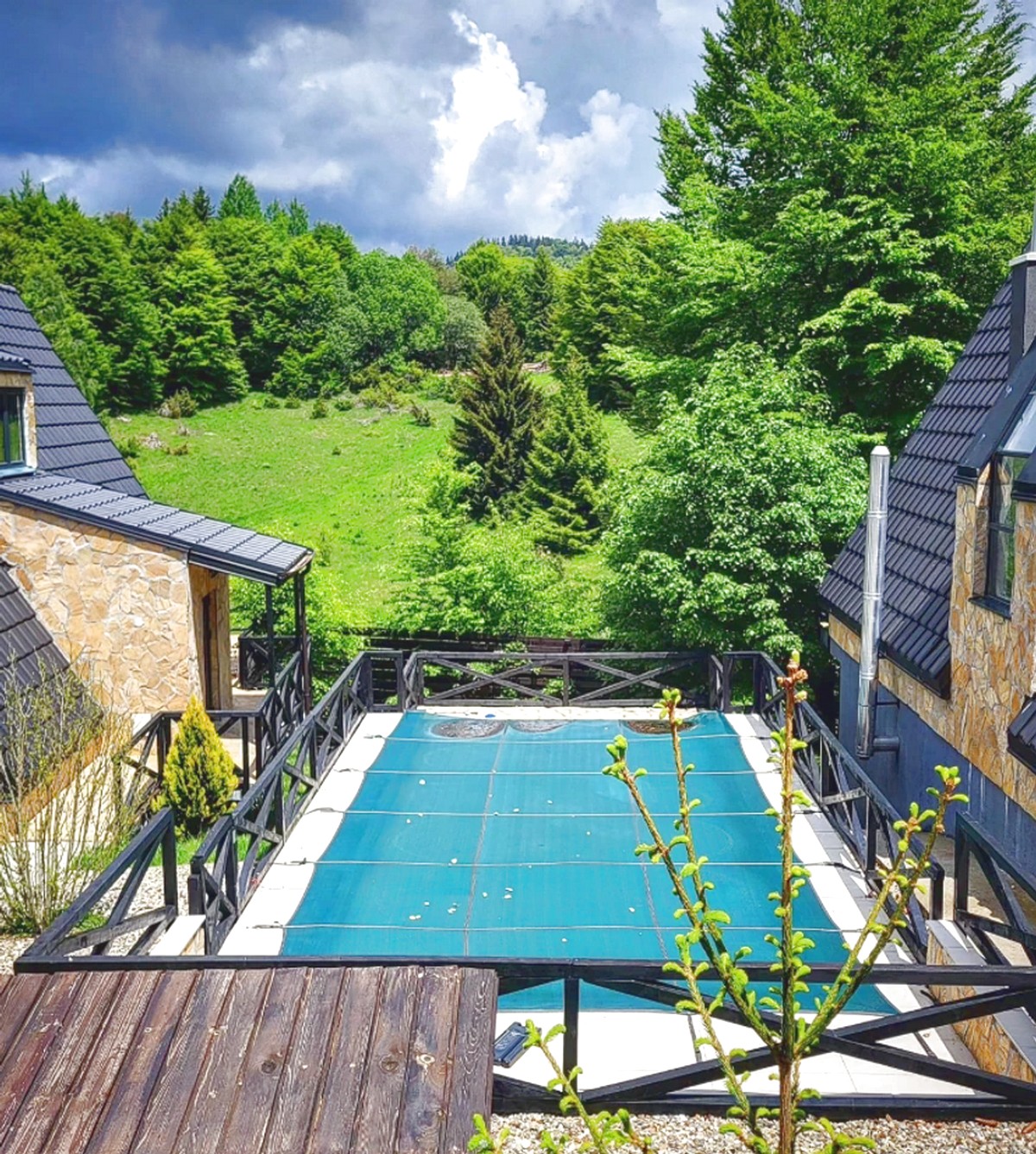 Ovo je luksuzni dom bivšeg fudbalera: Sa suprugom se skućio na Kopaoniku - imaju bazen, a unutra sve od drveta