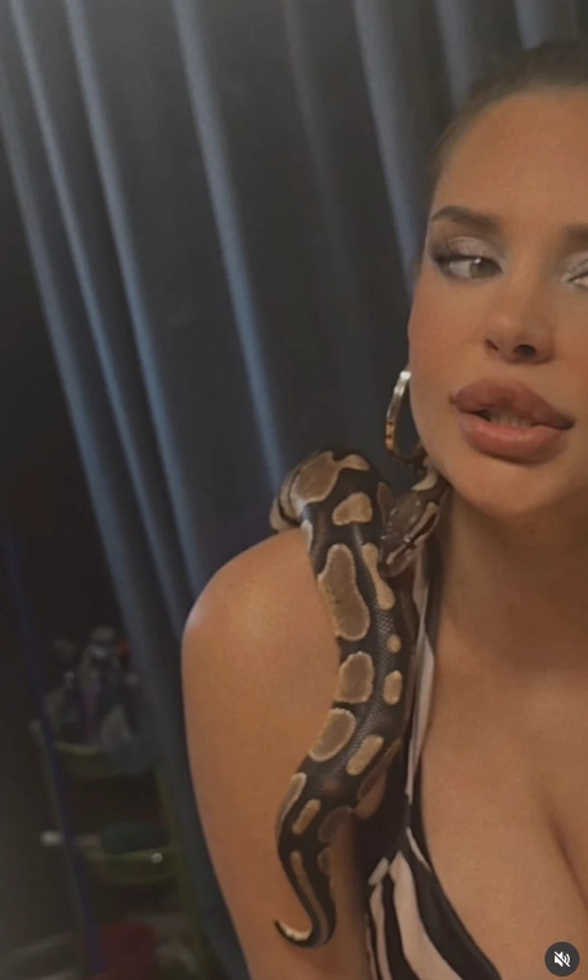 Šavija pokazala kako danas izgleda nakon operacija na licu zbog povreda: Kupila zmiju i drži je oko vrata