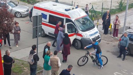 Novi Pazar pad sa terase