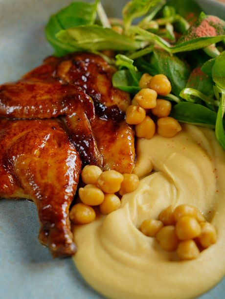 zdrava hrana, večera, piletina