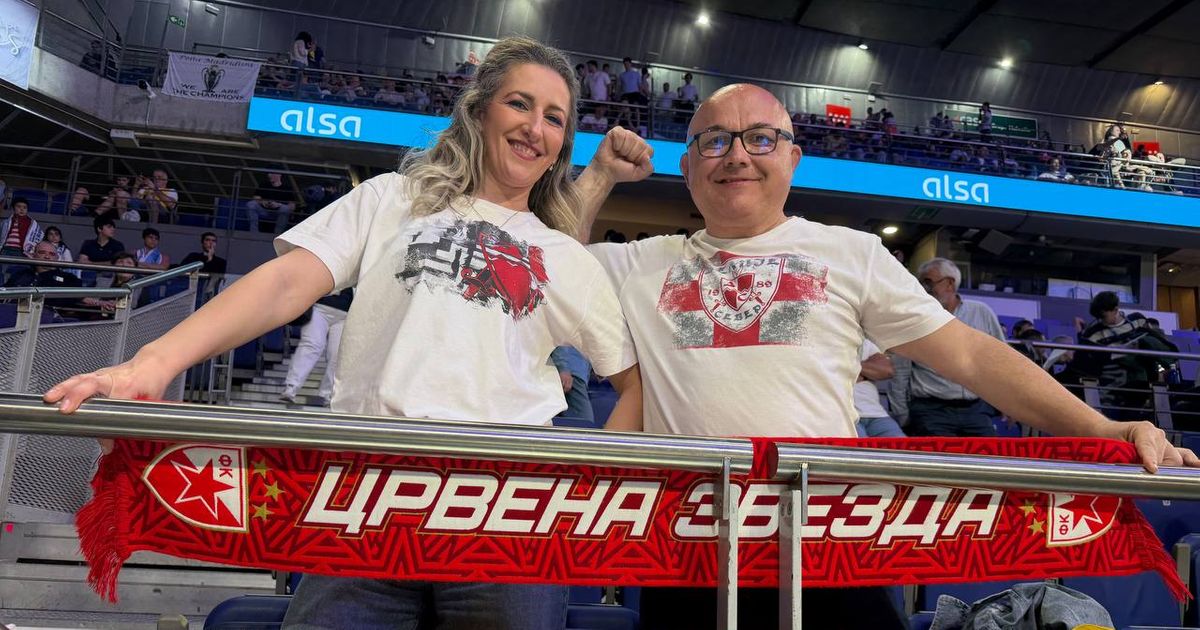 Zvezda ima posebnu podršku u Madridu, osvanula i zastava bratske zemlje: “Zvezda se ove mnogo voli”