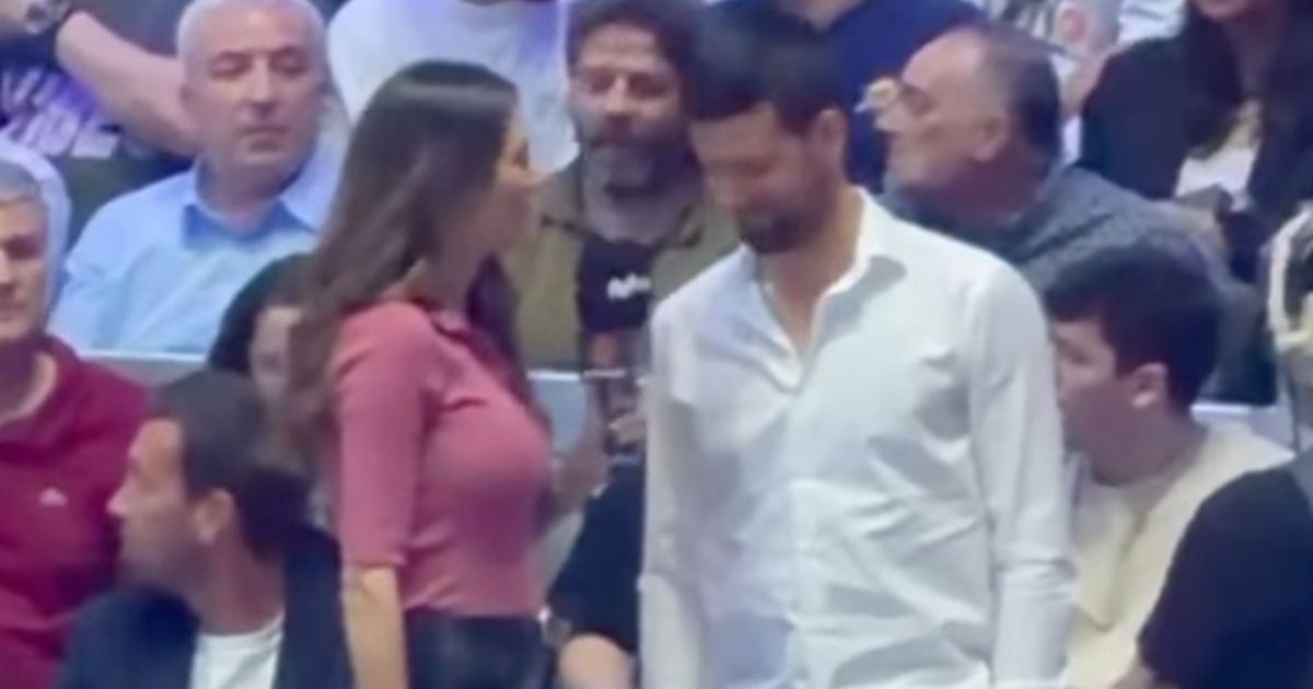 Novak Đoković pričao s lepom Milenom dok gleda Zvezdu: Ona je poznata u Španiji, udala se za bivšeg košarkaša