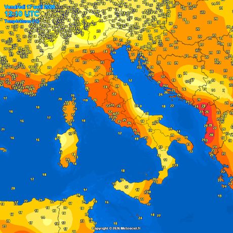 Trenutne temperature vazduha