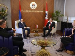 Ministar Dacic-Predsednik R Srpske Karan-Sastanak