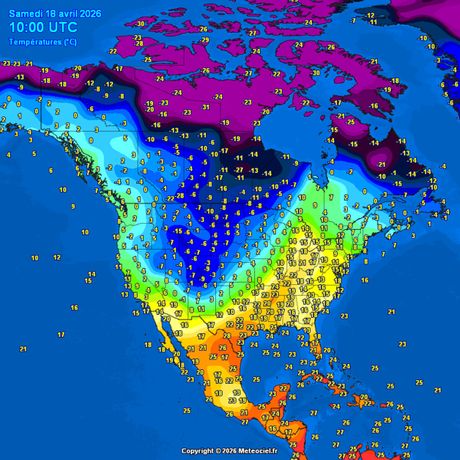 Trenutne temperature vazduha