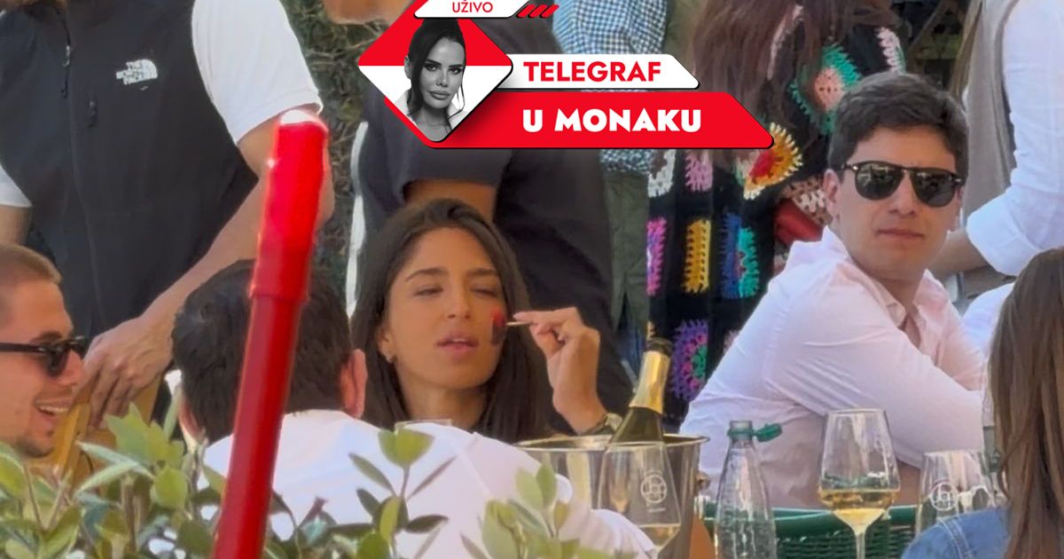 Evo s kim smo uhvatili Đinu sat vremena pre početka slavlja: Pije šampanjac i jede jagode sa milionerima