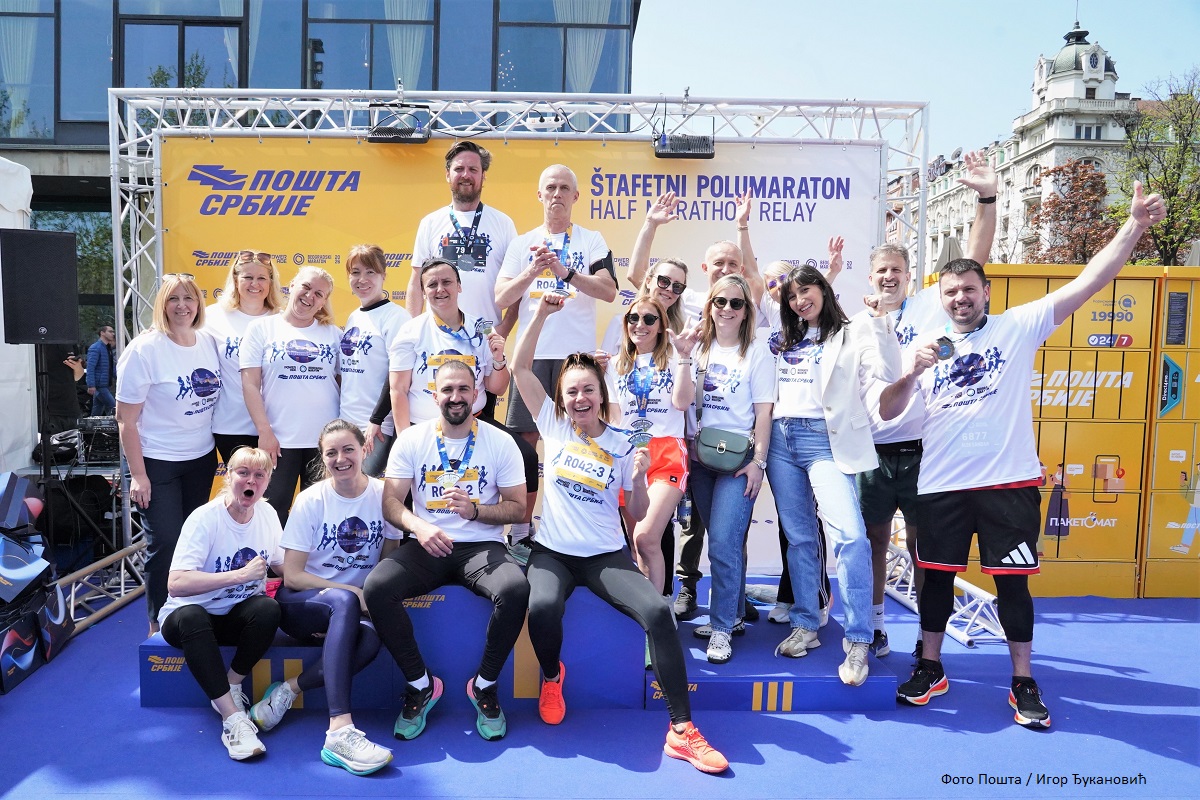 Ove godine rekordan broj: Čak 64 poštara učestvovalo na 39. Beogradskom maratonu