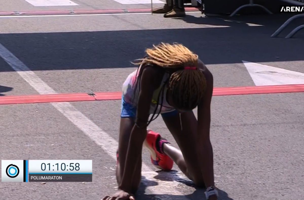 Drama na cilju Beogradskog maratona: Valentina slavila u polumaratonu, pa povraćala na cilju