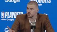 Nikola Jokić čuo srpski na konferenciji, uperio je prst ka novinaru i izustio jednu reč