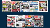 NASLOVNE STRANE SUTRAŠNJIH NOVINA: Prelistavanje štampe za ponedeljak, 20. april 2026. godine