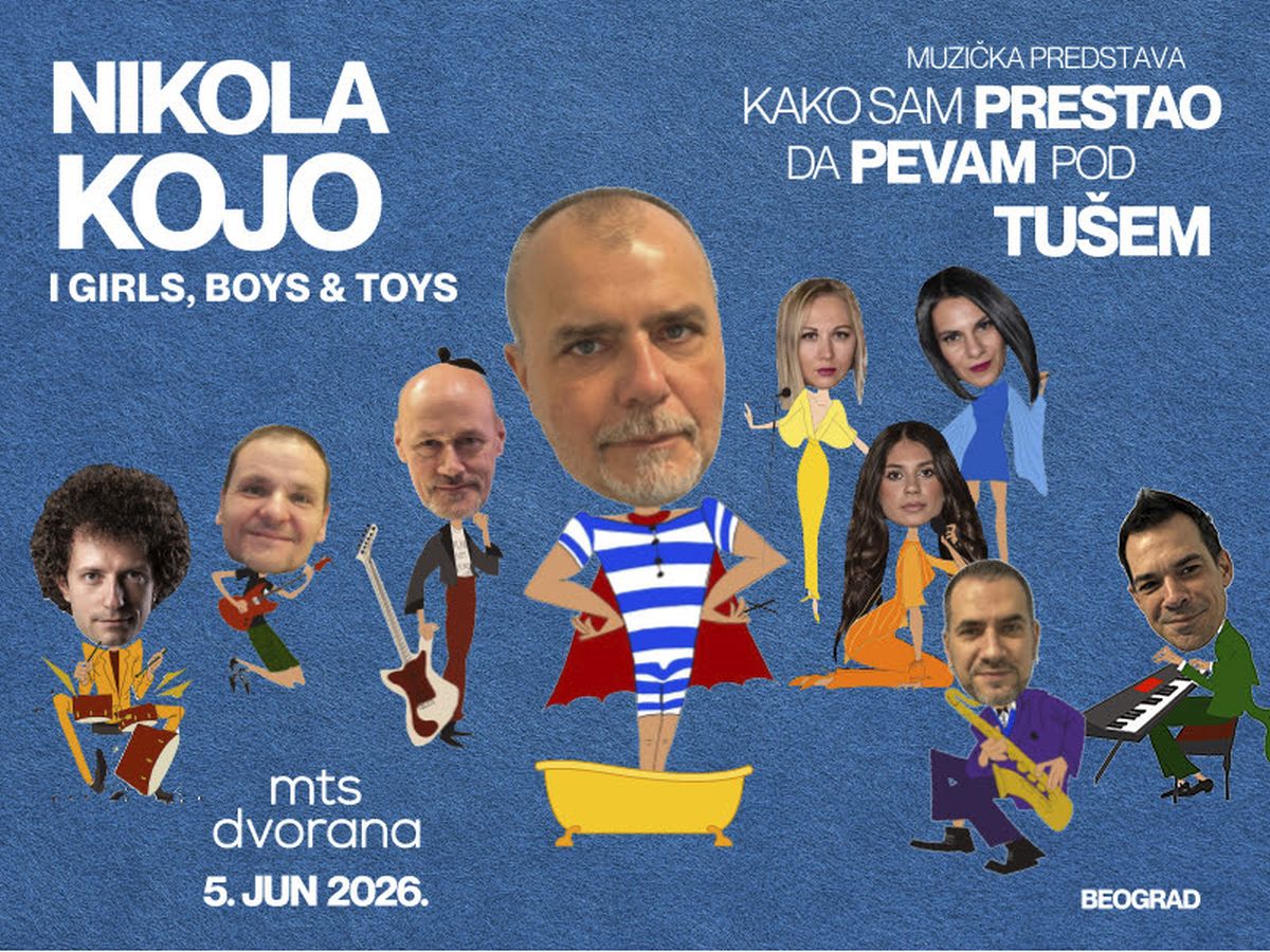 Nikola Kojo i Girls, Boys & Toys u muzičkoj predstavi „Kako sam prestao da pevam pod tušem“