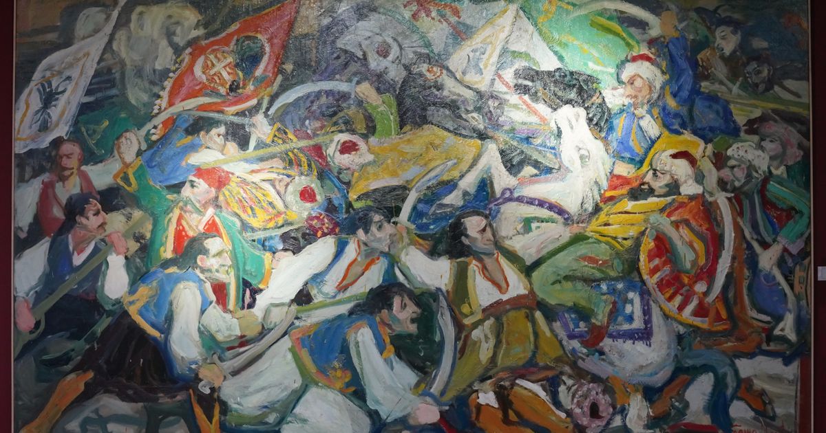 Restaurirana slika “Boj na Čegru“ predstavljena u IMS nakon sedam decenija