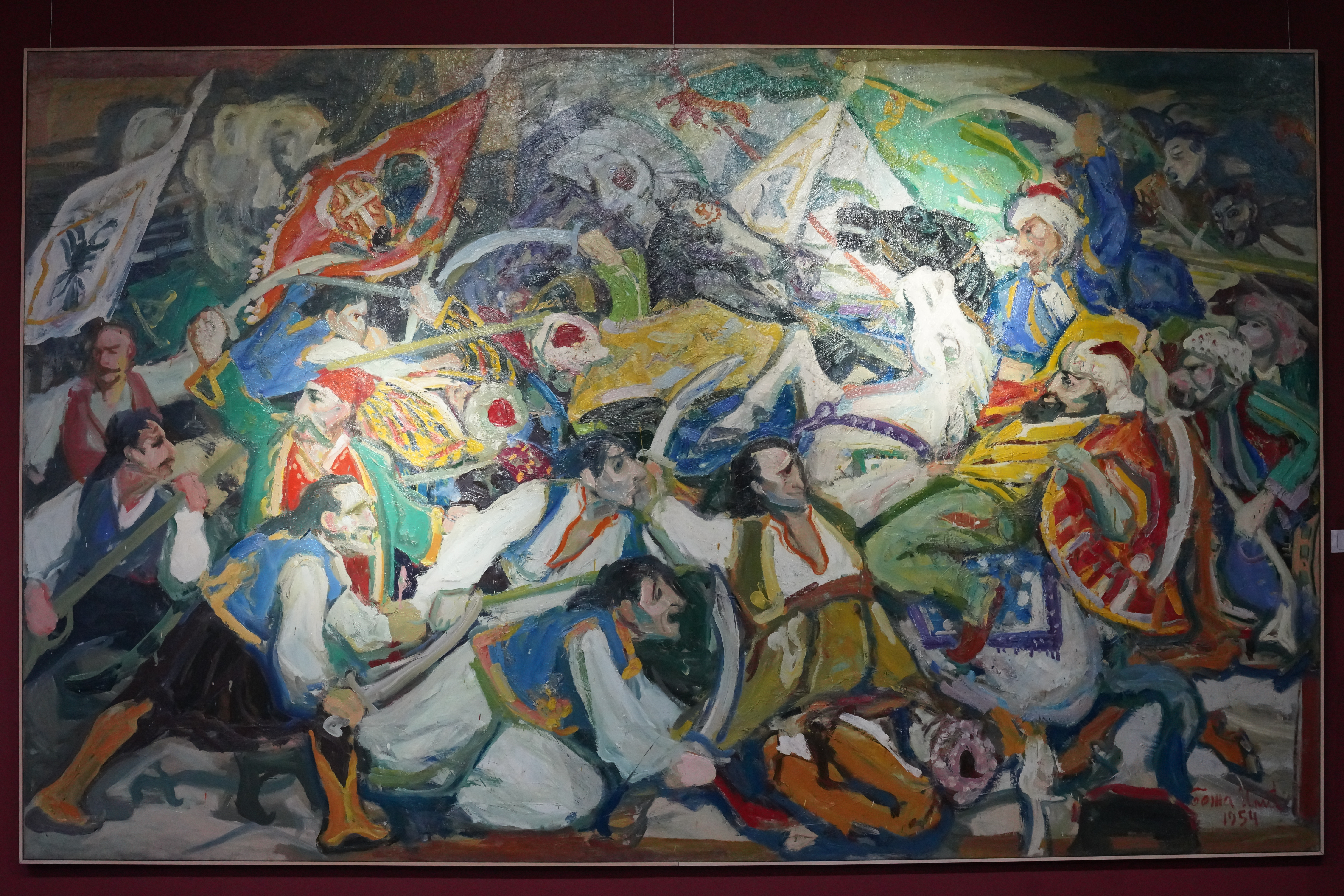 Restaurirana slika “Boj na Čegru“ predstavljena u IMS nakon sedam decenija