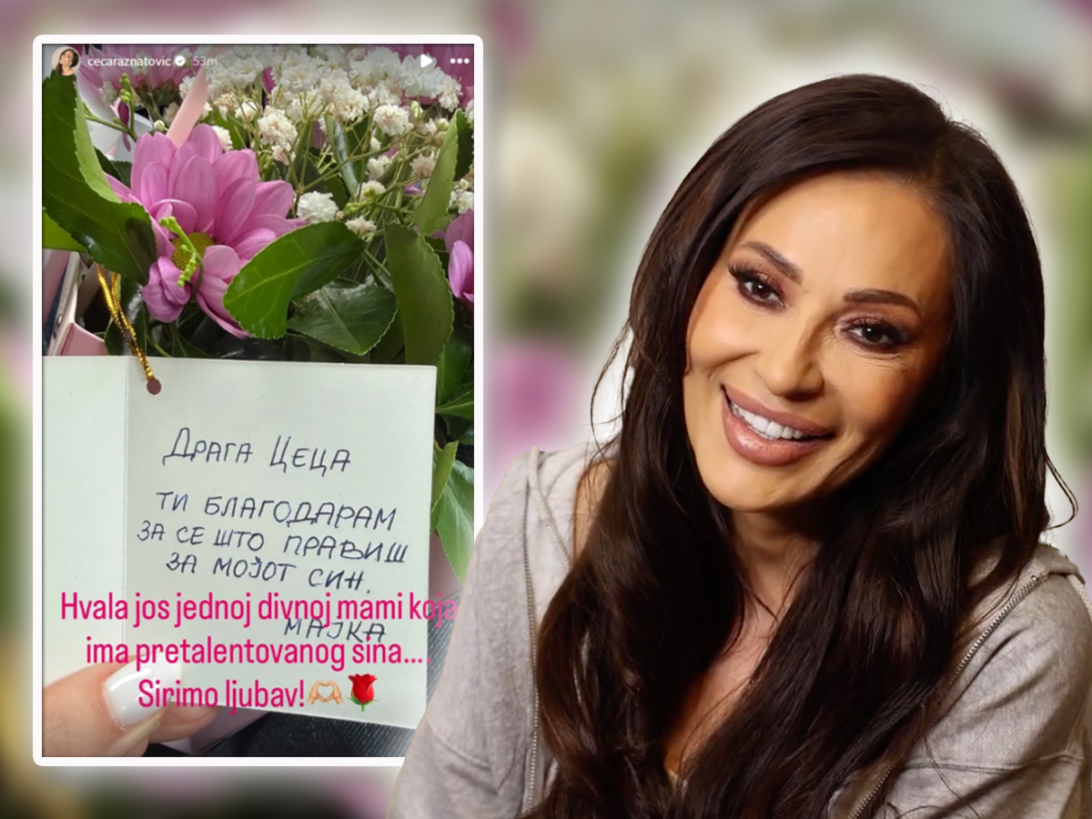 Ceci stigao veliki buket cveća! Folk diva dobila i neobično pismo, reči su je raznežile - sve javno podelila