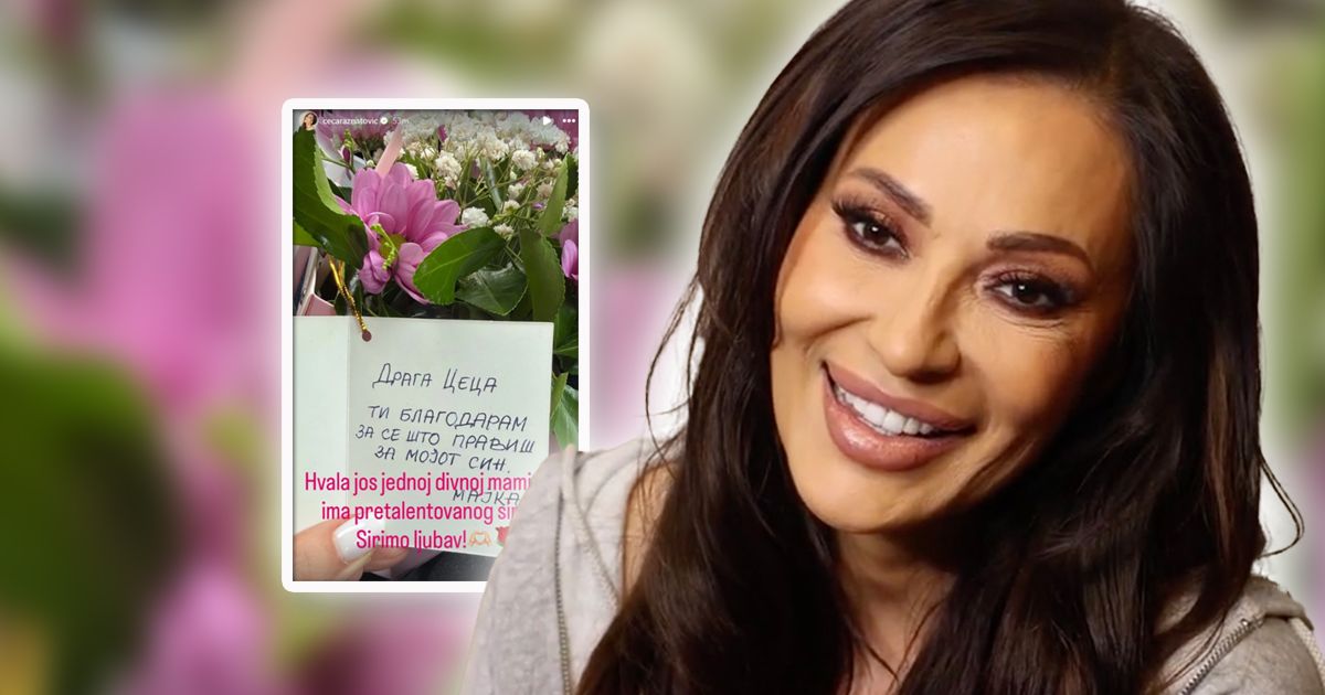 Ceci stigao veliki buket cveća! Folk diva dobila i neobično pismo, reči su je raznežile - sve javno podelila