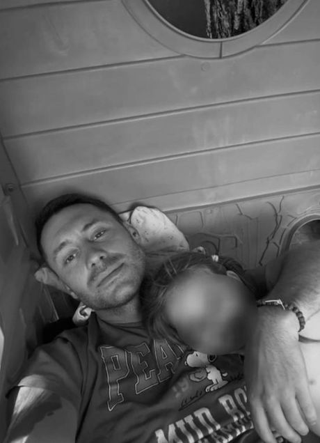 Jovan Pantić sa ćerkom