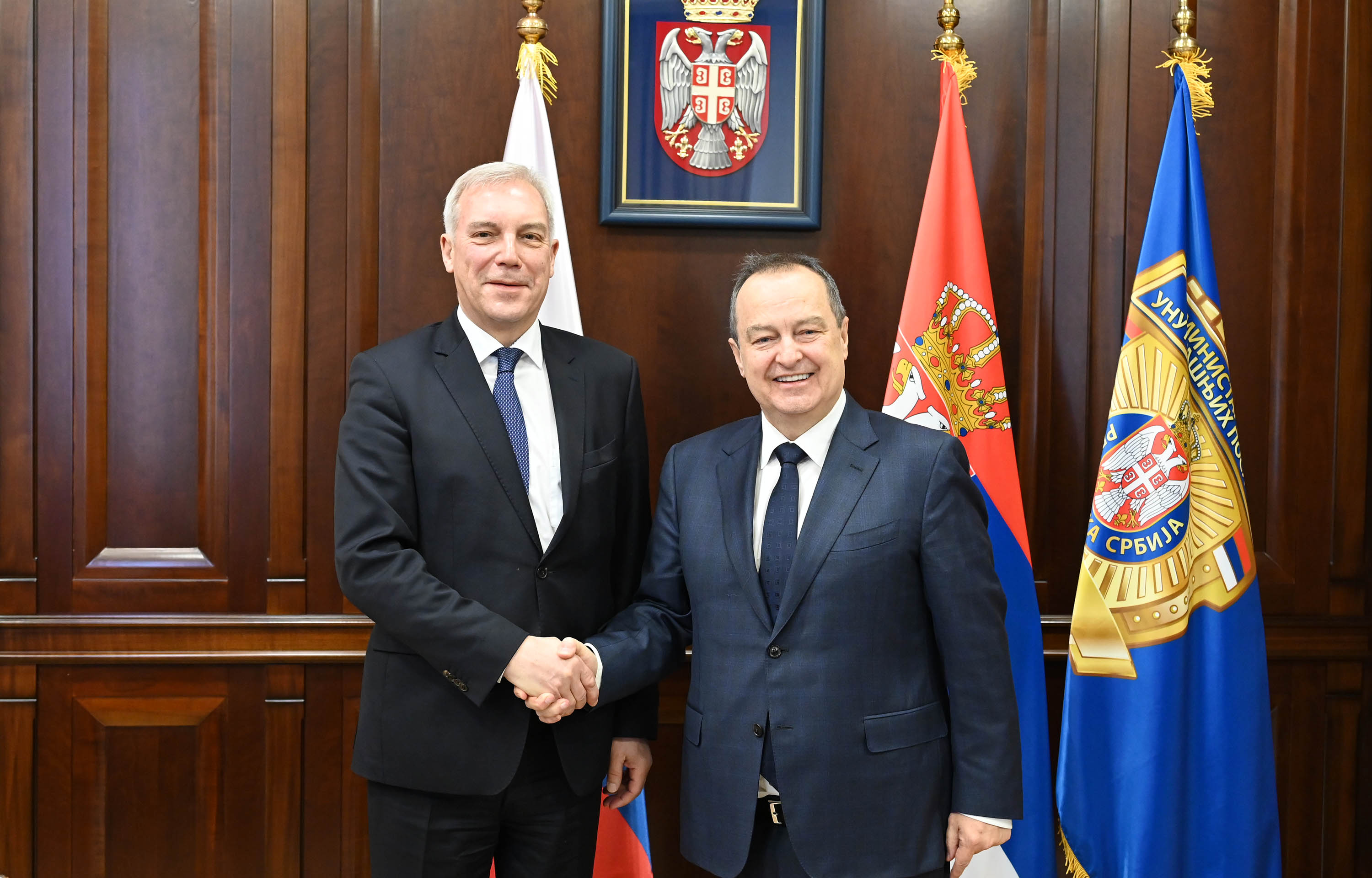 Sastanak Dačića i Gruška u Beogradu: Jačanje saradnje Srbije i Rusije u bezbednosnim pitanjima