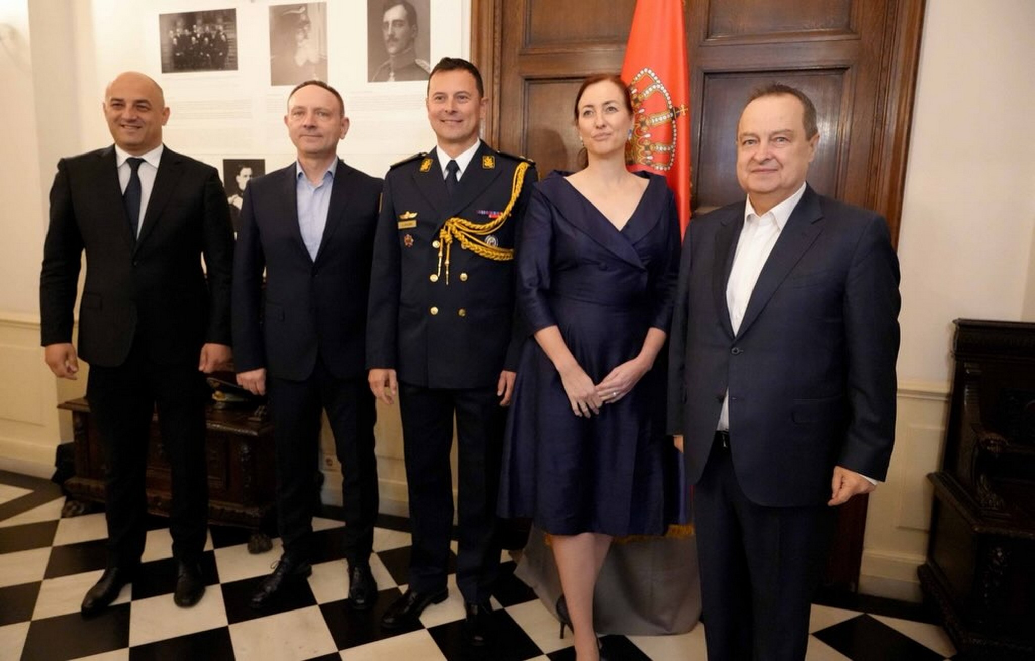 Dačić na prijemu u Ambasadi Srbije u Atini, organizovanom povodom obeležavanja Dana Vojske Srbije