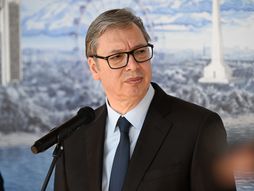 Aleksandar Vučić, slika, portret, kula Beograd Vidikovac