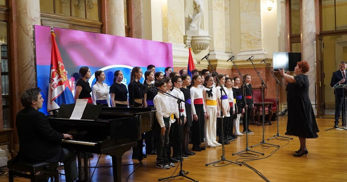 Učenici muzičkih škola iz Gračanice, Novog Sada i Beograda održali koncert u Domu Narodne Republike Srbiјe