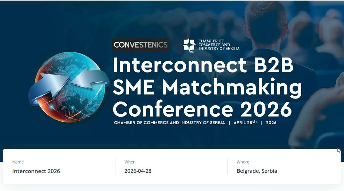 Konferencija InterConnect 28. i 29. aprila u Privrednoj komori Srbije