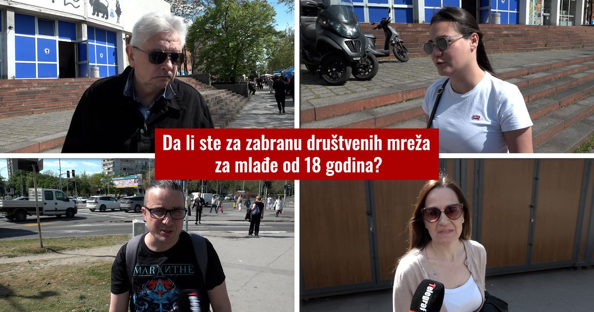 We Asked Belgrade Residents if They Are For a BAN ON SOCIAL NETWORKS FOR THOSE UNDER 18: Here Are Their Answers
