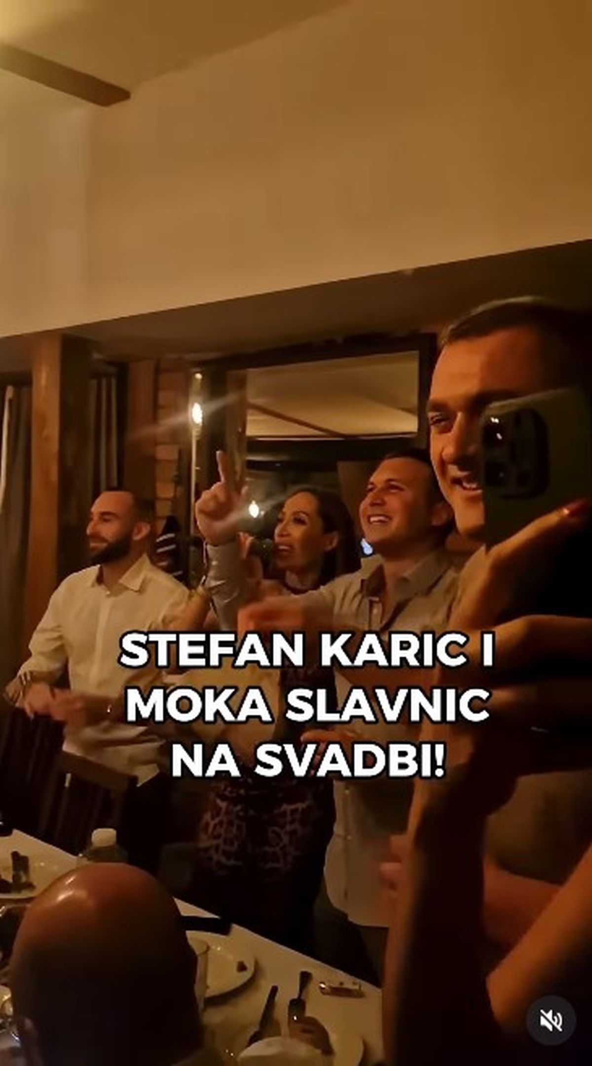 Moka Slavnić i Stefan Karić zajedno u provodu: Bivši košarkaš se popeo na stolicu, lumpuje uz Nadu Topčagić