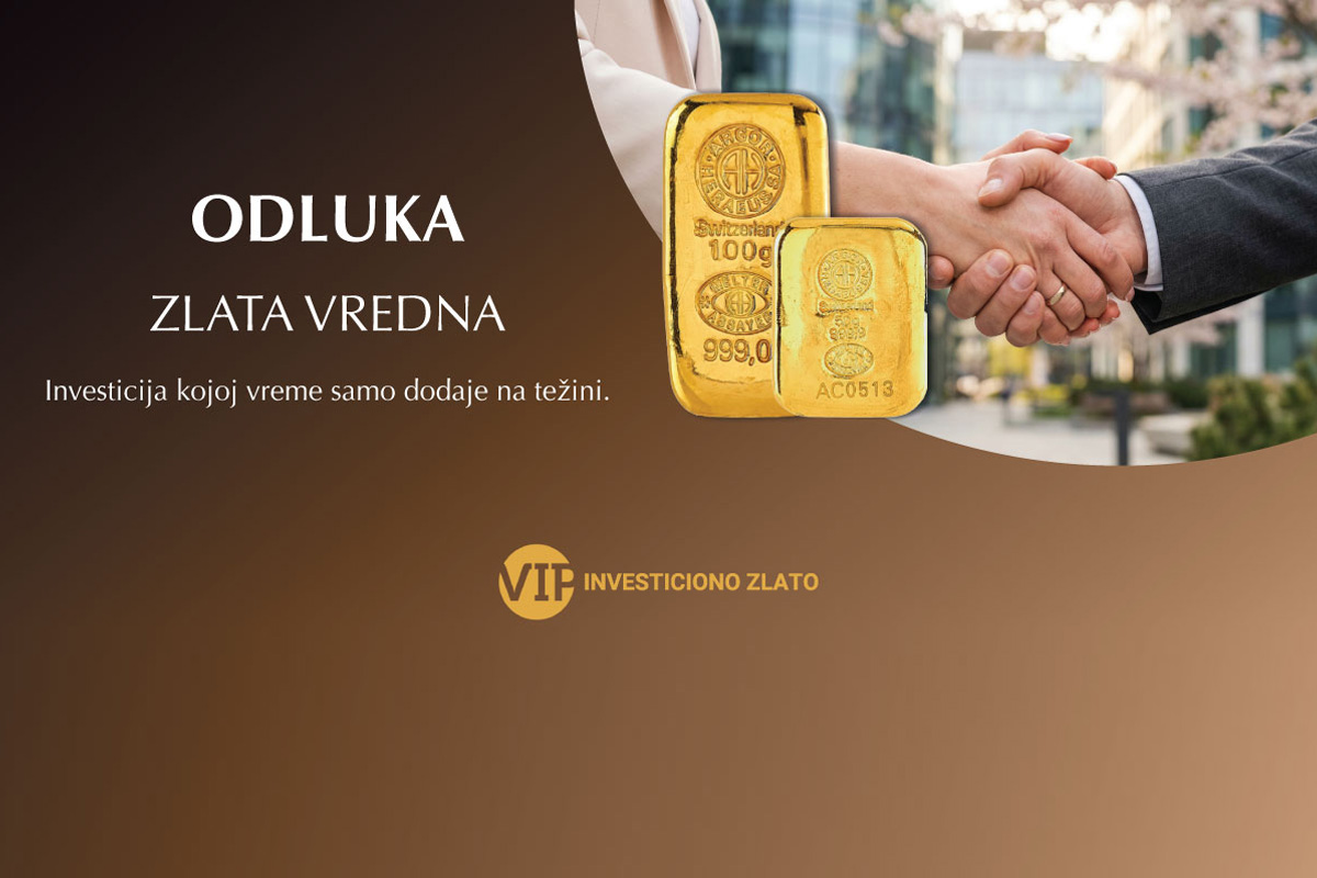 Zašto zlato ostaje sigurno utočište kapitala: 25 godina poverenja uz VIP Investiciono Zlato