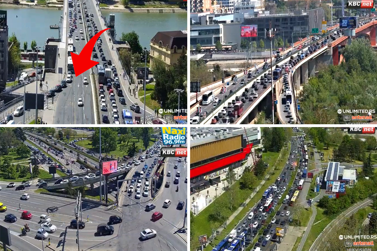 Beogradski vozači su trenutno u PAKLU! Krenuli u "laganu subotu", ne znaju šta ih snašlo - ovde NE POKUŠAVAJTE