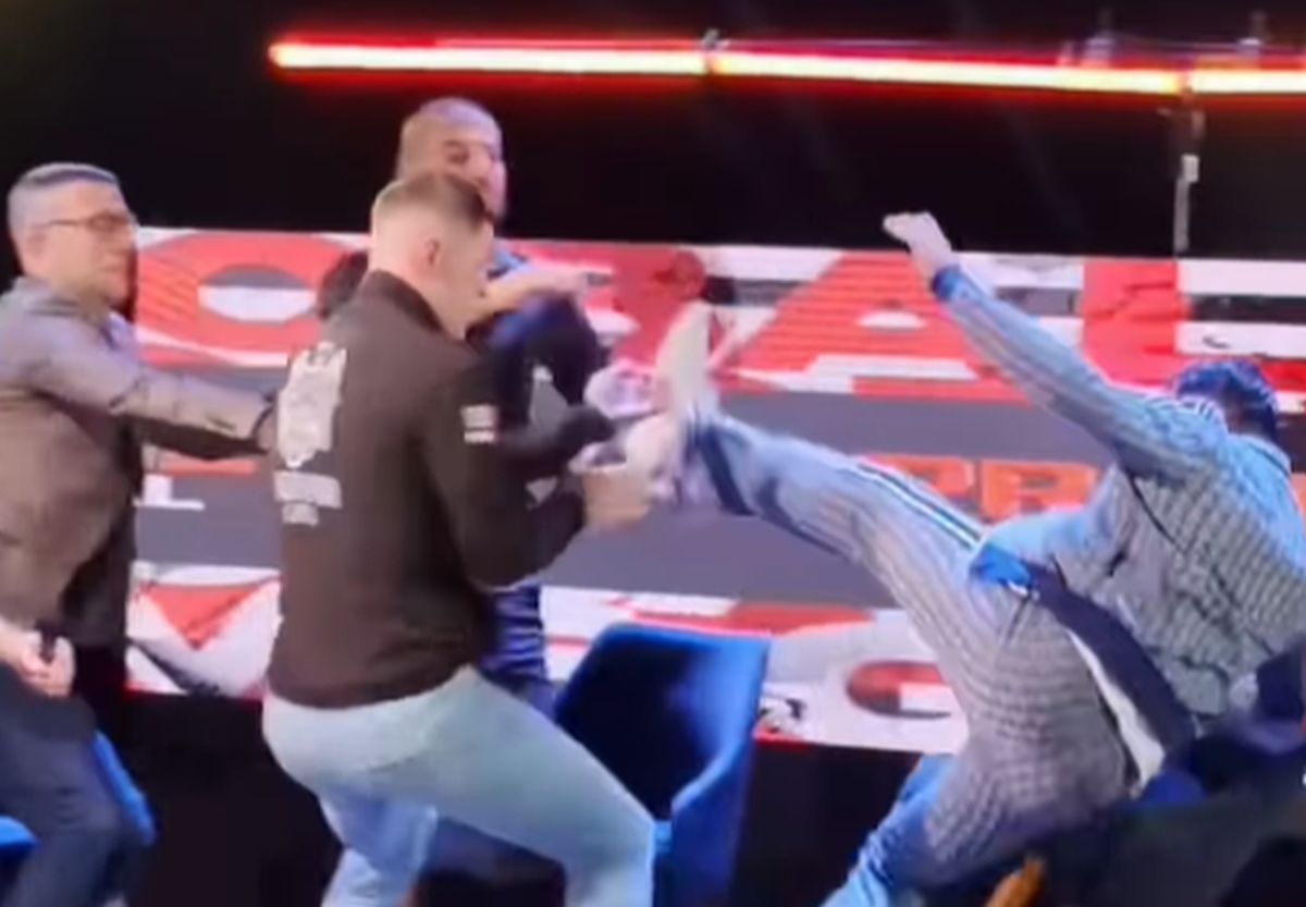 Haos i tuča na konferenciji pred "krvavi" spektakl u Beogradu! Zaratili pre borbe, pa se "pobili" na snimanju