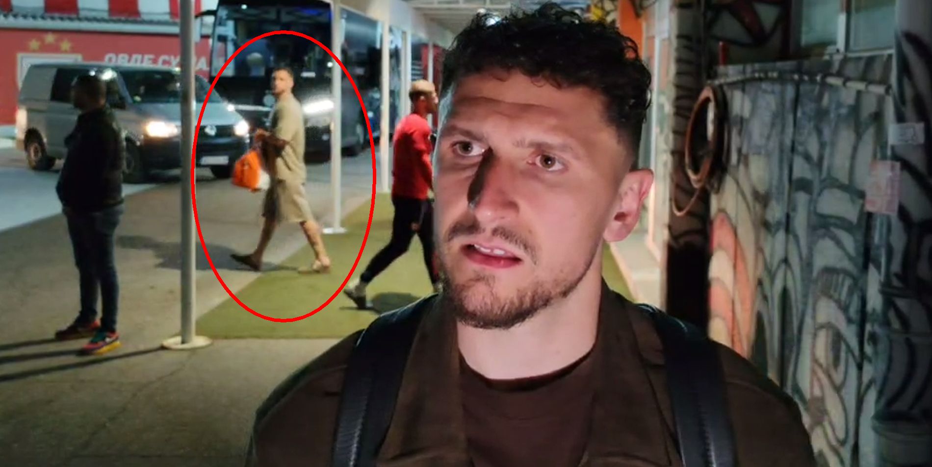 Veljković davao izjavu posle derbija, Arnautović ga zbunio: Marko mu dovikao jednu stvar, on ostao u čudu