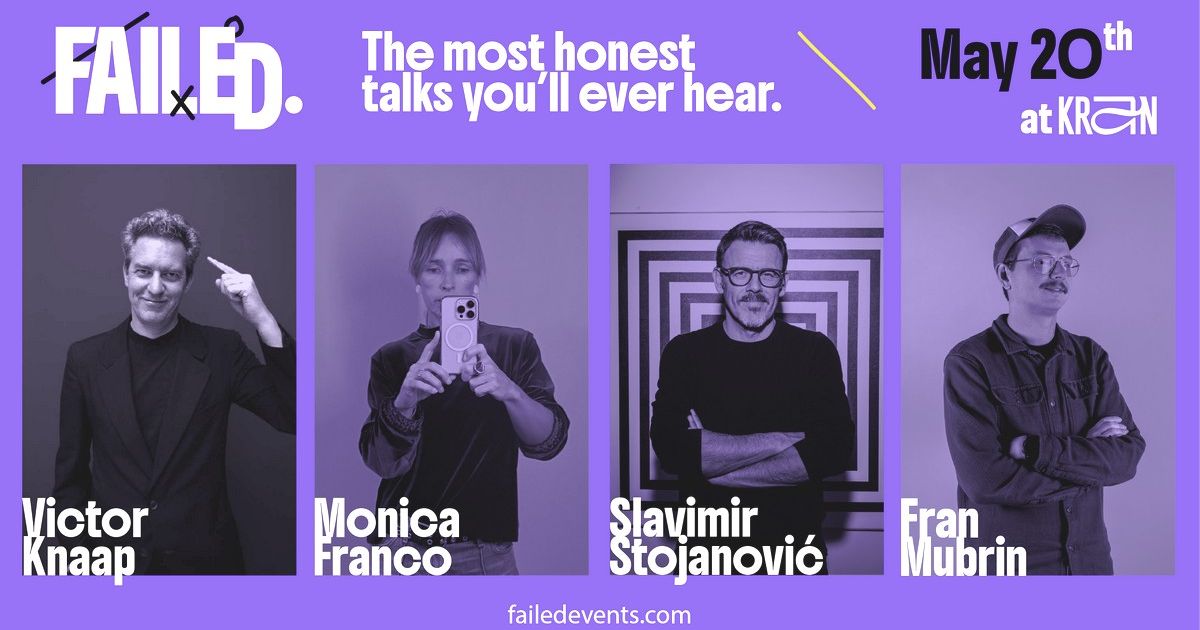 Svi pričaju o uspehu, FAILED priča ono što zaista želite da čujete: Konferencija u Beogradu 20. maja