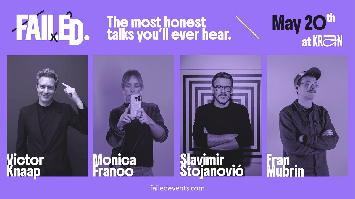 Svi pričaju o uspehu, FAILED priča ono što zaista želite da čujete: Konferencija u Beogradu 20. maja