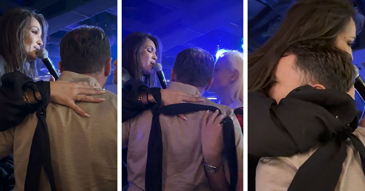 Emotivna scena na Tamarinom nastupu: Grlila na bini 10 godina starijeg brata i snajku, pa im zapevala ovaj HIT