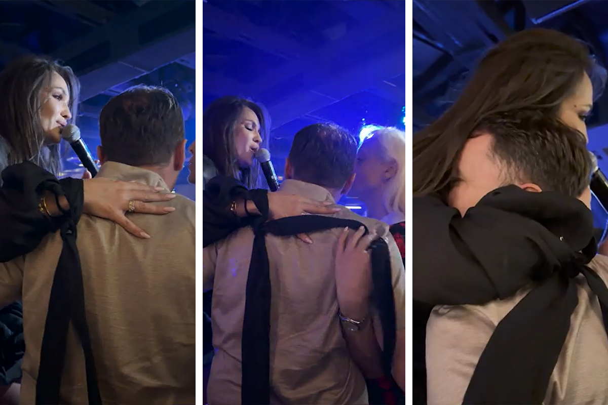 Emotivna scena na Tamarinom nastupu: Grlila na bini 10 godina starijeg brata i snajku, pa im zapevala ovaj HIT