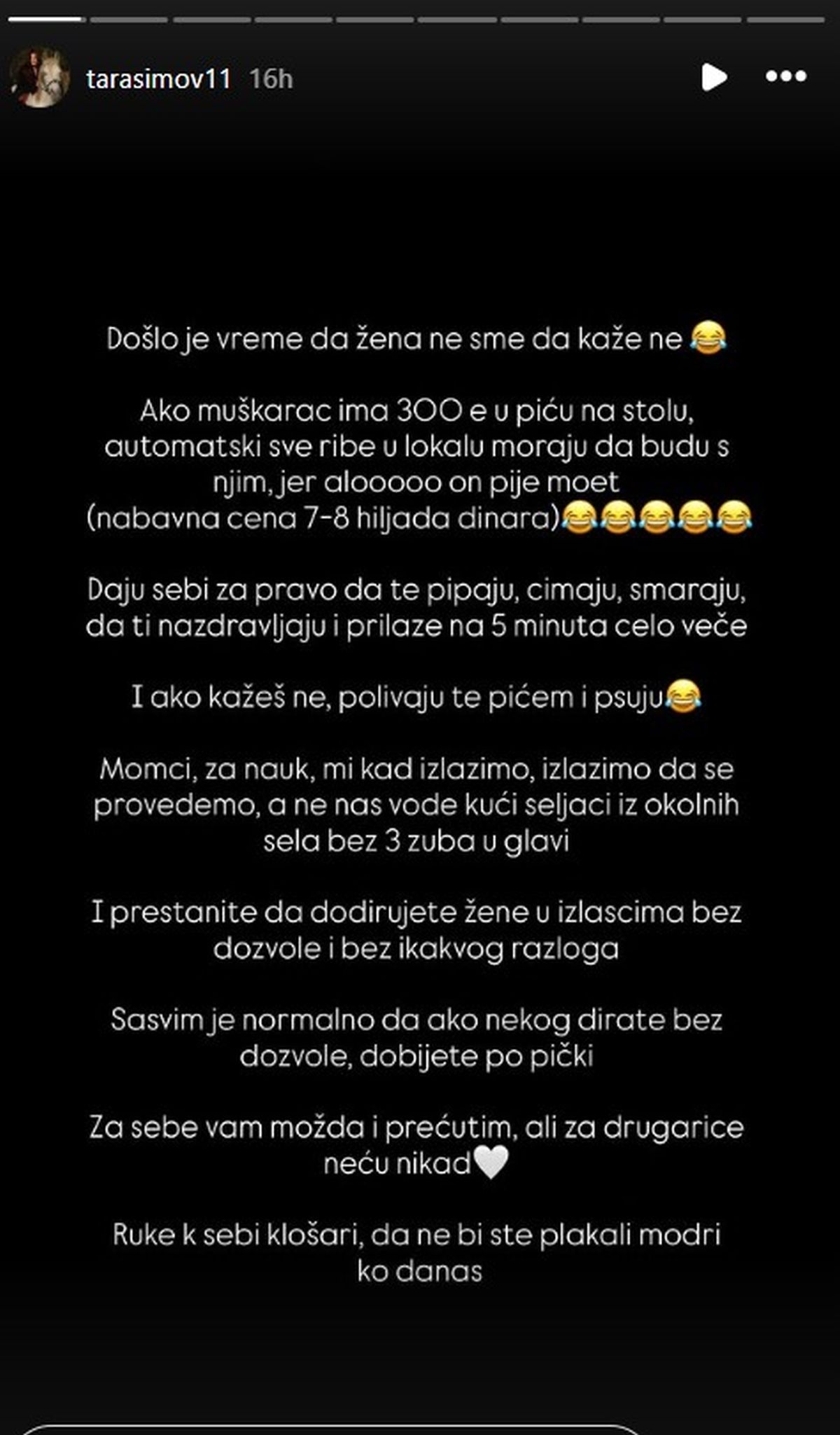 "Ruke k' sebi klošari, da ne bi plakali modri kao danas" Tara Simov napravila haos u klubu, oglasila se!