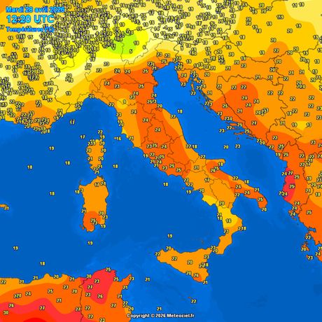 Trenutne temperaure vazduha