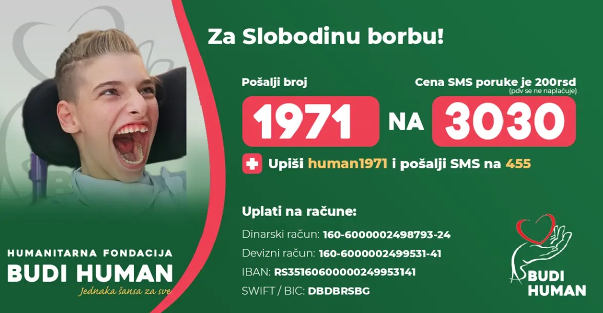 Sloboda (16) se bori sa brojnim dijagnozama, među kojima je i kvadriplegija: Ima i načina da joj mi pomognemo