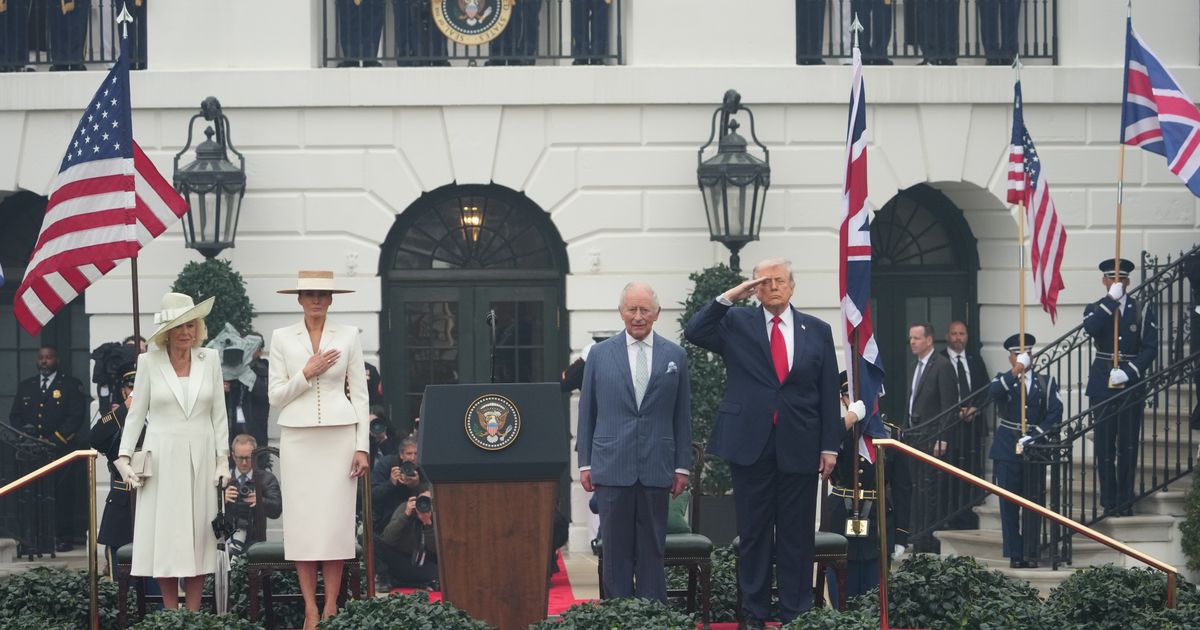 Kiša na svečanom dočeku: Tramp spremio crveni tepih i 21 plotun za britanskog kralja i kraljicu