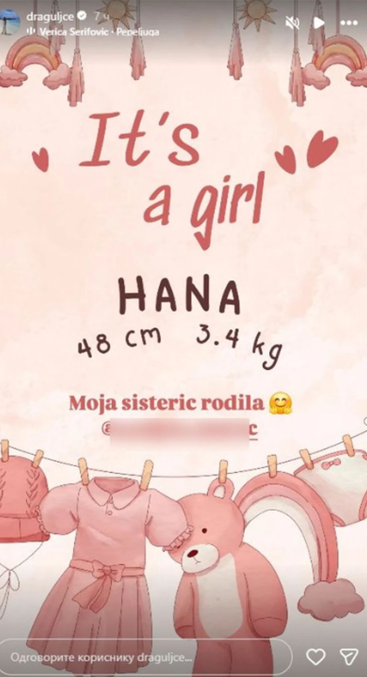 U porodici Zorice Dukić stigla prinova! Tetka preponosna podelila vesti - beba dobila ovo MOĆNO ime