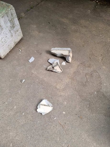 Fasada, pala fasada, Blok 21, opasnost, zgrada