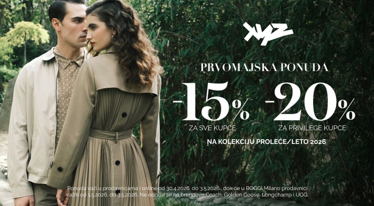 XYZ: Prefinjeni komadi uz posebne prvomajske popuste