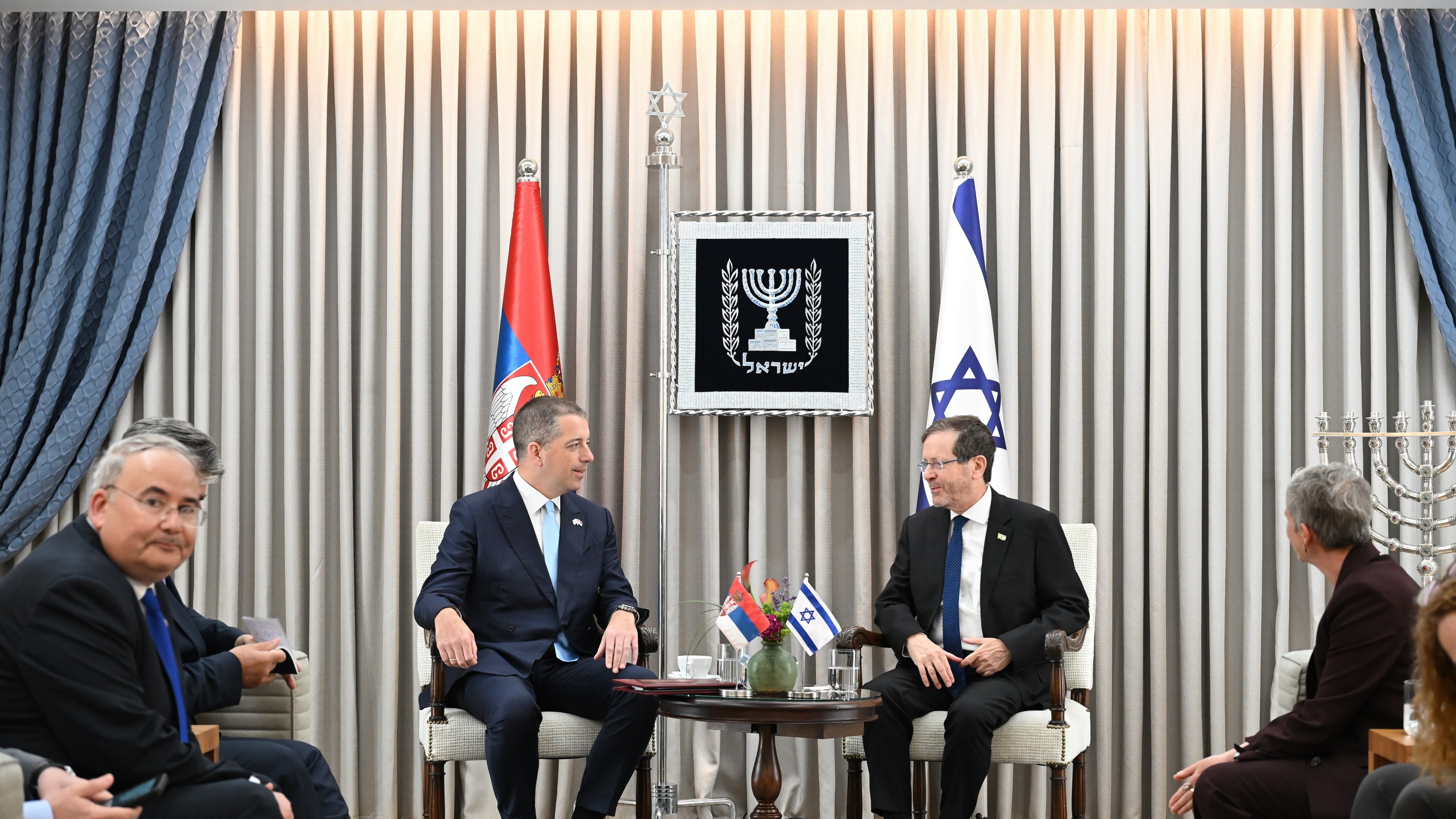 Đurić se sastao sa predsednikom Izraela Isakom Hercogom