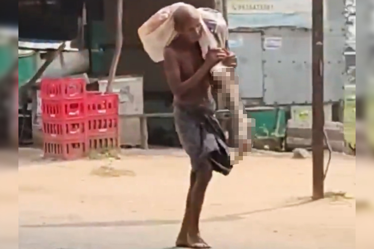 JEZIV SNIMAK! Iskopao pokojnu sestru i doneo je pred banku: "Tražili su lično vlasnika računa"