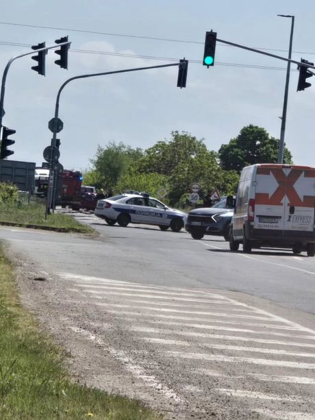 Saobracajna nesreca, Odzaci, čeoni sudar