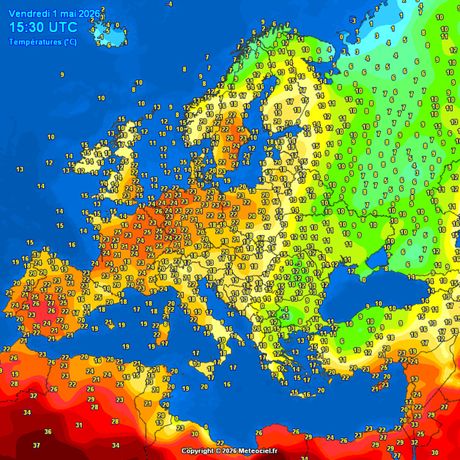 Trenutne temperature vazduha