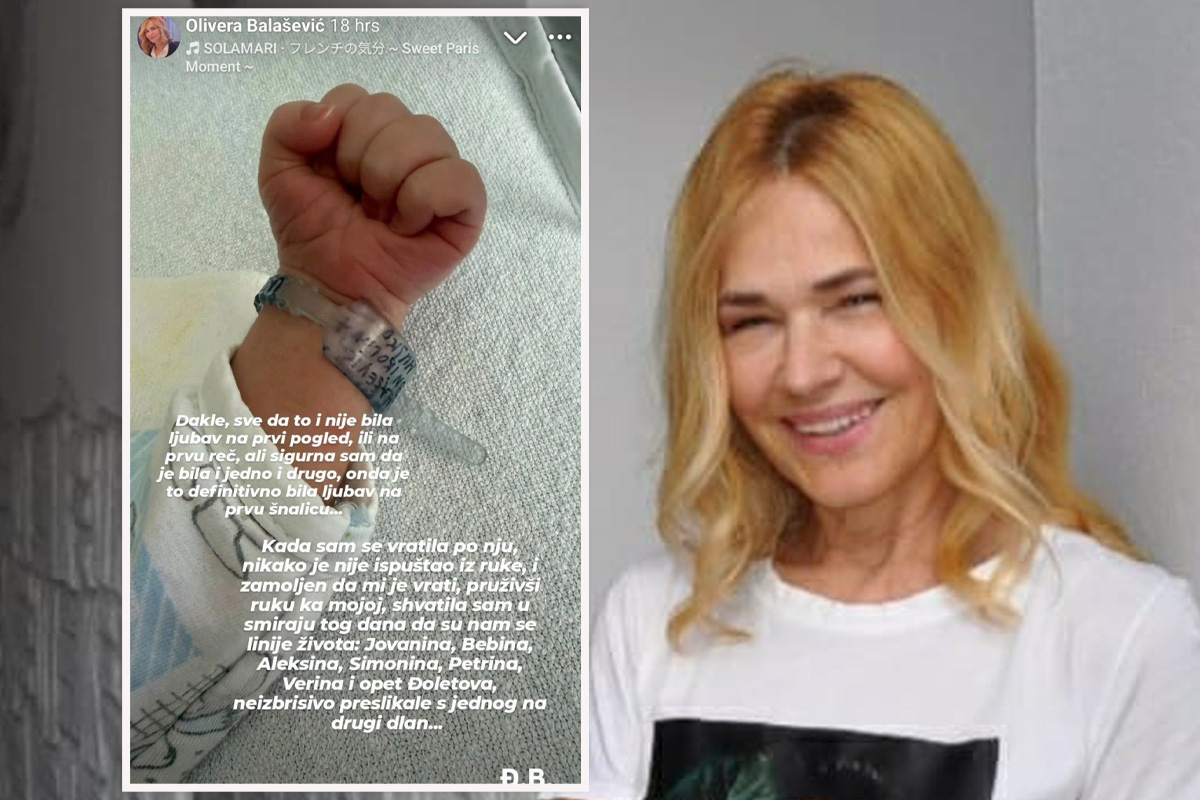 Snajka izašla iz porodilišta sa unukom, Olivera podelila nestvaran trenutak: Odmah se vezala za Ðoleta